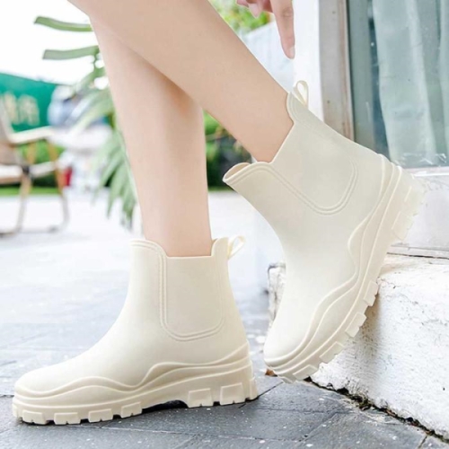 오노마 ONM 첼시부츠 디자인 숏 유광 물결 디테일 여성 레인부츠 14392231