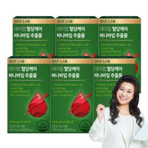 데이랩 혈당케어 바나바잎 추출물 500mg 60정