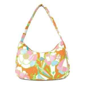 오일릴리 Oilily 헤븐 호보 가방 카네이션 수단 브라운 숄더백 117588