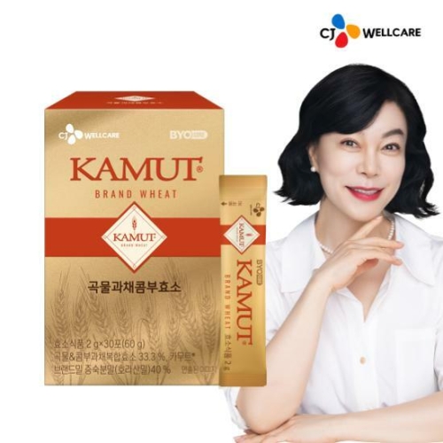 CJ웰케어 바이오코어 카무트 곡물과채콤부효소 30포