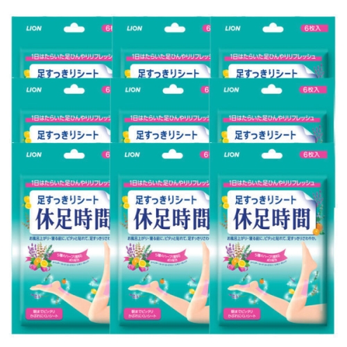 CJ라이온 휴족시간 쿨링시트 6매 x 9개 + 지압시트 4매 x 1개