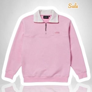 골스튜디오 코엑스몰 맨투맨 SCRIPT LOGO HALF ZIP-UP-LIGHT PINK 316953