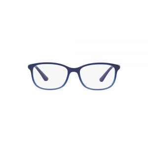 보그 Eyewear 여성용 Vo5163 직사각형 처방 안경 프레임 오팔 블루 그라데이션 블루/데모 렌즈 51 mm