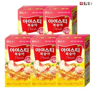 담터  제로슈가 아이스티 복숭아 10개입