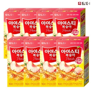 담터  제로슈가 아이스티 복숭아 10개입