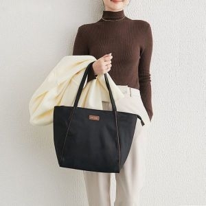 나일론 대용량 다용도 보스턴 숄더백 무지 천가방 토트백 JIKTEM BW4041009