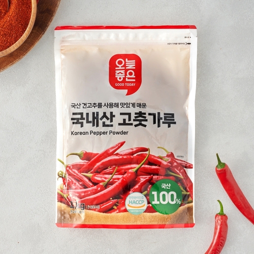 롯데쇼핑 오늘좋은 국내산 고춧가루 1kg