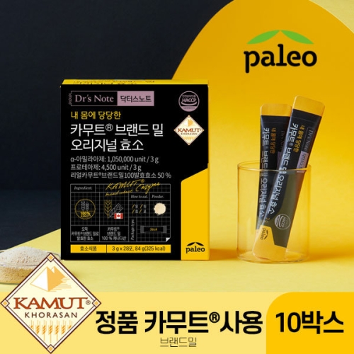 팔레오 닥터스노트 카무트 브랜드밀 오리지널 효소 3g 28포