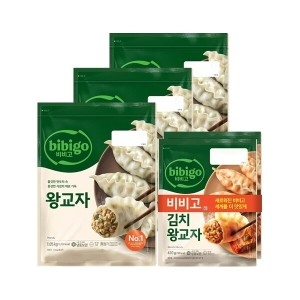 CJ제일제당 비비고 왕교자 1.05kg x 3개+ 김치 왕교자 420g x 2개