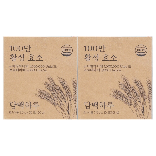 담백하루 100만 활성 효소 30포