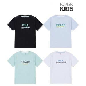 탑텐키즈 밸런스 액티브 메쉬 매치 반팔티 (MKD2TS1401)