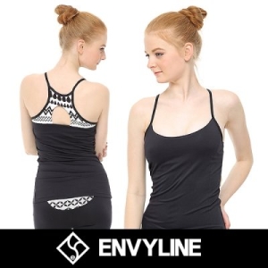 엔비라인  백프린팅 유니크 요가탑 (N-3T215)