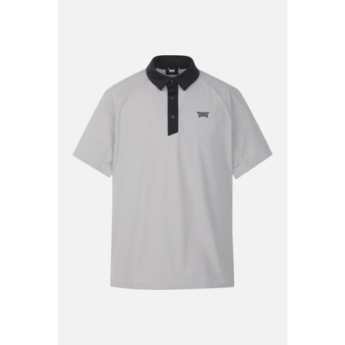 PXG 남성 여름 로고 포인트 카라 반팔 티셔츠-PIMPM222705