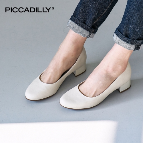 오프화이트 PICCADILLY 피카딜리 140128-1A 펌프스_ 3.5cm