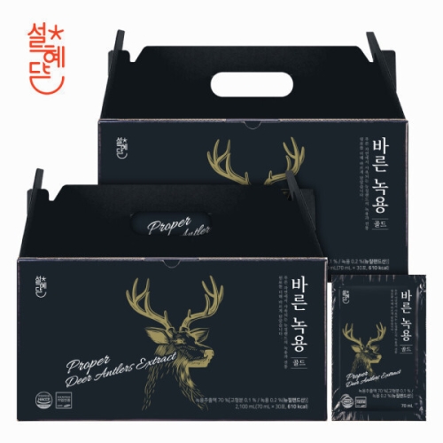 엔에이치바이오 설혜담 바른 녹용 골드 70ml 30포