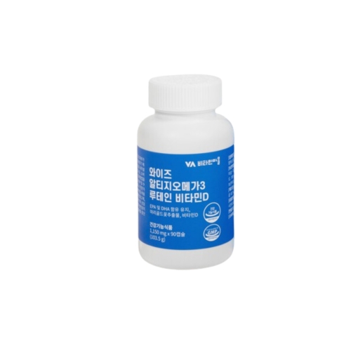 비타민마을 와이즈 알티지 오메가3 루테인 비타민D 1150mg 90캡슐