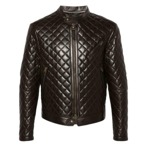 톰포드 가죽 자켓 LMN009F23 LXR007 KB750 BROWN