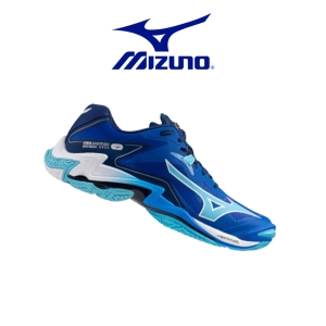 미즈노 웨이브 번개 Z8 배구화 블루 화이트 네이비 V1GA240001