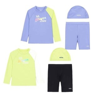 네파 네파키즈 KKD3003 다이브 래시가드 하프레깅스 세트