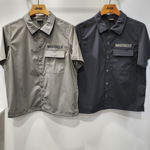 JEEP 24남여공용 왜고니어 나일론 셋업 셔츠 JP2SHU052