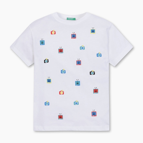 SISLEY 그래픽 티셔츠_3I1XC10HEWH