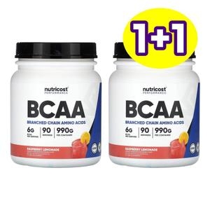 뉴트리코스트 퍼포먼스 BCAA 라즈베리 레모네이드 990g