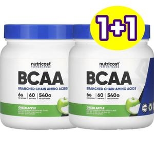 뉴트리코스트 퍼포먼스 BCAA 그린애플 마티니 540g