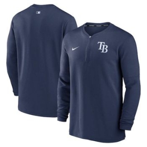 나이키 1045576 MLB 탬파베이 레이스 Authentic Collection Game Time Quarter-Zip Top