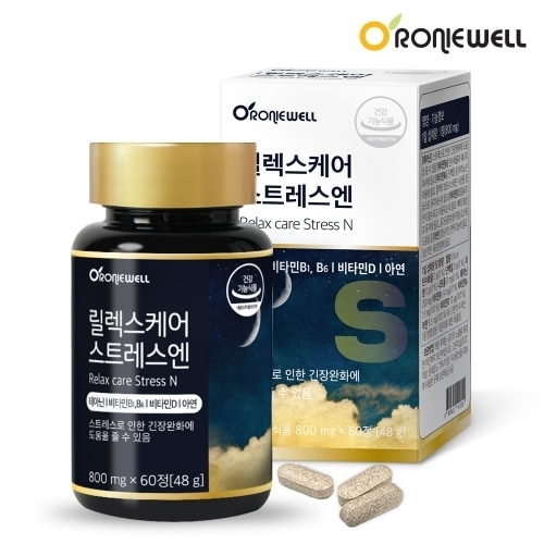 로니웰 릴렉스케어 스트레스엔 800mg 60정