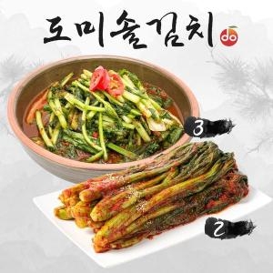 도미솔식품 도미솔 김치 세트 5kg (열무김치3kg+갓 김치 2kg)