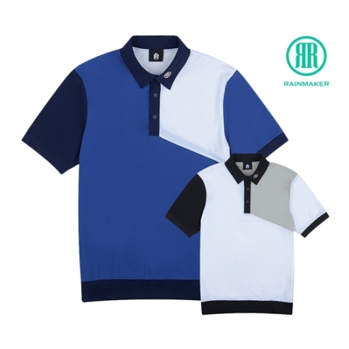 레인메이커  남성 블록 배색 반팔 티셔츠 R32MCT02