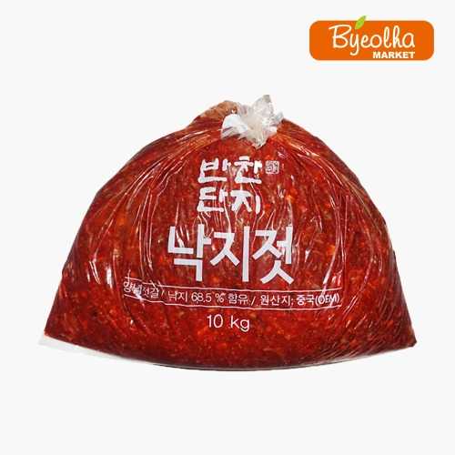 반찬단지  낙지젓 10kg 대용량 업소용 양념 젓갈 식당용 절임 밑반찬 반찬