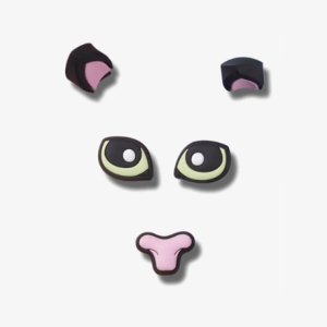 크록스 고양이 귀.눈.코 지비츠 세트_10013040