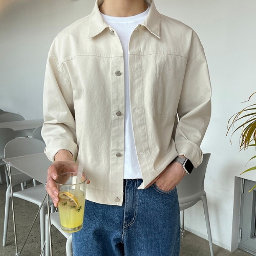 조군샵 내츄럴톤 워싱 코튼 자켓_JK3904_A