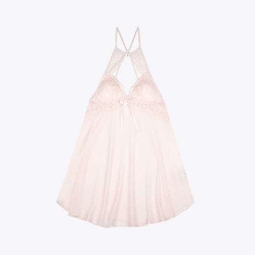 섹시쿠키 스페셜 레이스 페미닌 라이트핑크 슬립 WFA201SC