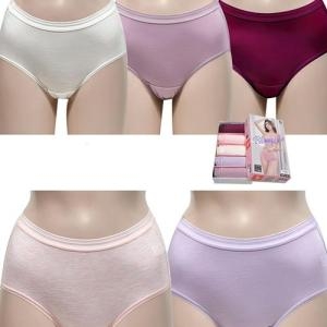 블루핀 고신축 여성 아줌마 맥시 삼각 팬티 5매 편한 WD6B092