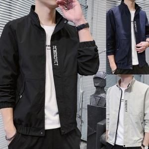 파파브로 영문 하이넥 남자 블루종 점퍼 DMS-JUA-Q2498865