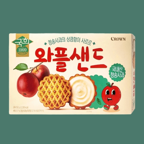크라운제과  와플샌드 261g