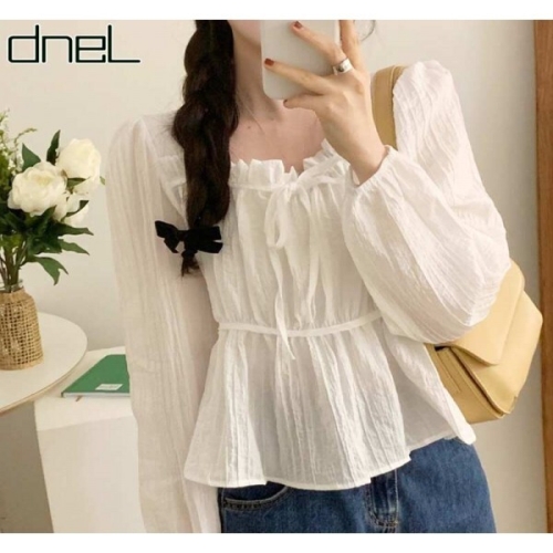 드넬 루나리본블라우스DWB41199A