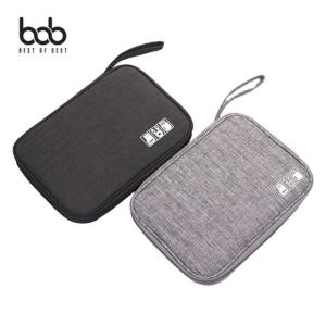 BOB 방수 페브릭 디지털ACC 멀티수납 휴대용 파우치 보조배터리주머니