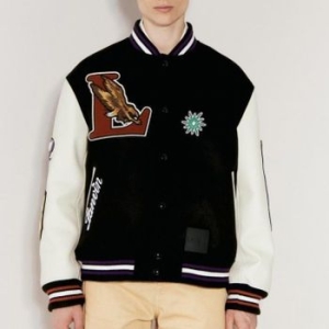 랑방 x 퓨처 레더 슬리브 멀티 패치 바시티 자켓 RM JA0235 5942 P24 10 76462660