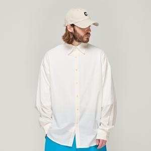 카고브로스 CB PASTEL POPLIN OVER SHIRT WHITE black 269625