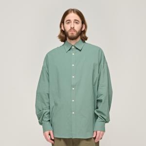 카고브로스 CB PASTEL POPLIN OVER SHIRT GREEN black 269623
