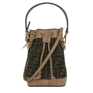 펜디 명품 브라운 FF 몬트레조 미니 버킷백 8BS093 ALP3 F1AOE 8BS