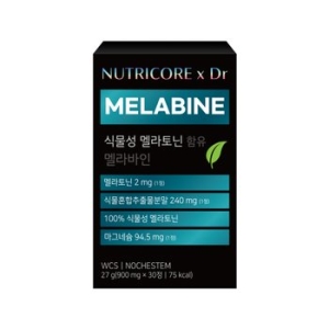 뉴트리코어 식물성 멜라토닌 함유 멜라바인 900mg 30정