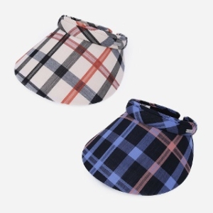 닥스 체크 소챙 썬캡_DK46WSP004