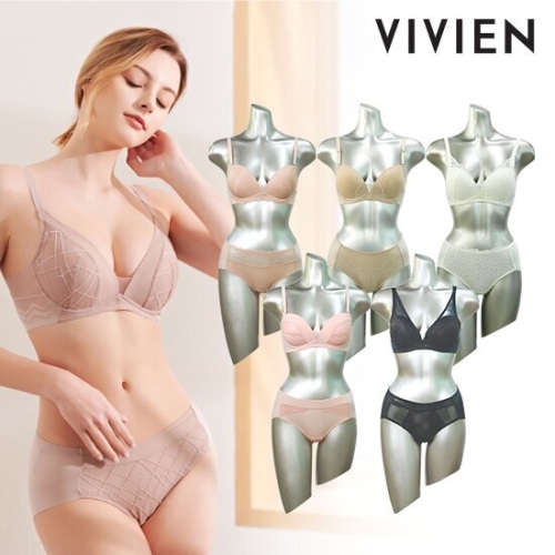 BBC 비비안 누디브라팬티세트