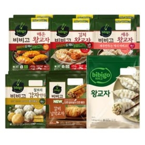 CJ제일제당 비비고 왕교자 1.05kg 3봉 + 만두 10종 中 1개 선택