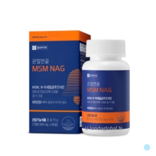 종근당건강 관절연골 MSM NAG 800mg 90정