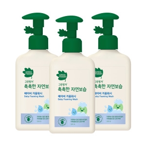 그린핑거 촉촉한 자연보습 베이비 거품 워시 320ml